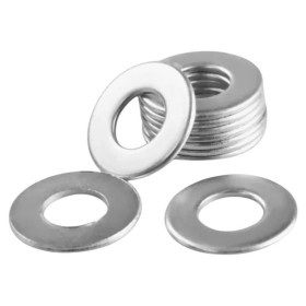 Arruela Lisa Zincada Métrica 22mm c/150un Parafutrecos