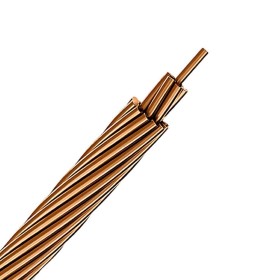 Cabo Flexível Cobre Nu Aterramento SPDA 10mm 25m Megatron