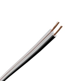 Cabo Paralelo Polarizado Cristal 2x1,0mm 25mt 16AWG