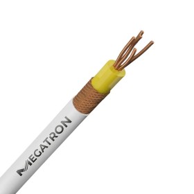 Cabo Coaxial RF 3,8mm 25mt CFTV Malha 85% S/Aliment Megatron