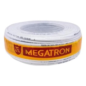 Cabo Coaxial RG59 6mm 100mt CFTV Malha 67% S/Alimen Megatron