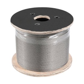 Cabo Aço Inox Flexível 3,2mm-1/8 100mt Normatizado 6x7AA