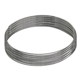 Cabo Aço Galvanizado 2,4mm 3/32" 6x7AF Uso Geral 25mt