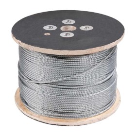 Cabo Aço Galvanizado 2,4mm 3/32" 6x7AF Uso Geral 100mt