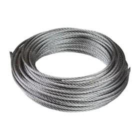 Cabo Aço Galvanizado 4,8mm 3/16" 6x7AF Uso Geral 25mt