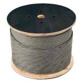 Cabo Aço Galvanizado 8,0mm 5/16" 6x7AF Uso Geral 100mt