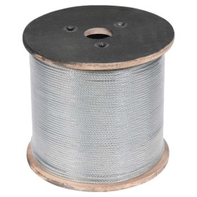 Cabo Aço Galvanizado 16,0mm 5/8" 6x19AF Flexivel 100mt