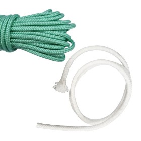 Corda Poliéster Pet Trançada 6mm Uso Geral 1mt