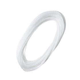 Corda Nylon 3,5mm Trançada Varal Polietileno Branca 1mt
