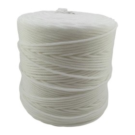 Corda Nylon 3,5mm Trançada Varal Polietileno Branca 400mt