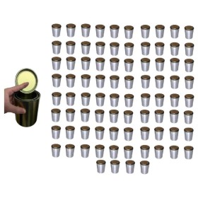 Kit 84 Lata Vazia 900ml Artesanato Carne Banha Tinta B.Agua