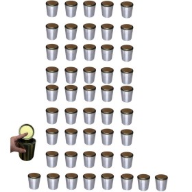 48 Lata Vazia 900ml 1/4 Artesanato Solvente Tinta e Quimicos