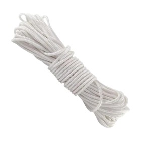 Corda Polipropileno Virgem 2mm Trançada Branca 1mt