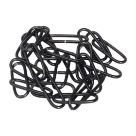 Corrente Lustre Decoração 1,5mm Preta 20mt