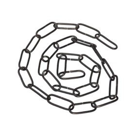 Corrente Lustre Decoração 1,5mm Preta 1mt