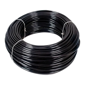 Tubo Nylon Poliamida Preto Ar/Combustivel 6mm 100mt