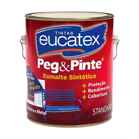 Tinta Esmalte Azul Delrey Brilhate 3,6L Peg & Pinte Eucatex