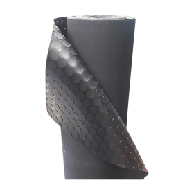 Manta Piso Borracha Antiderrapante Moeda 3mm 1x20mt Rexon