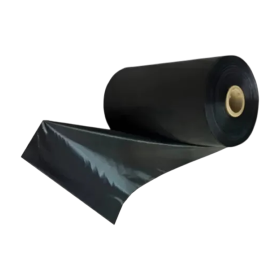 Lona Plastica Cobertura Preta 6x25mt Uso Geral 75a90micras