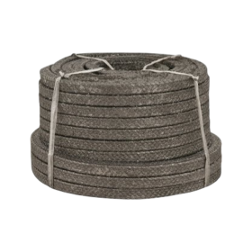 Gaxeta Vedacao Algodao Quadrada 12,7mm (1/2) Grafitada 10mt