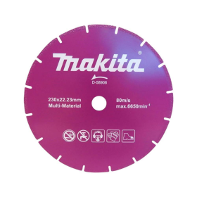 DISCO MULTIMATERIAL ESMERILHADEIRA 230MM MAKITA D-58908