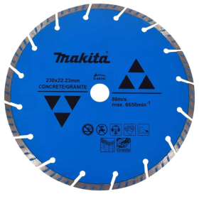 DISCO DIAMANTADO SEGMENT ESMERILHADEIRA 230MM MAKITA D-44345