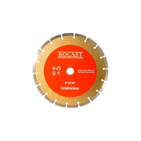 DISCO DIAMANTADO SEGMENT ESMERILHADEIRA 230MM ROCAST 34,0005