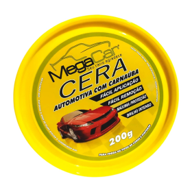 Cera Pasta Auto Brilho 200g Megacar 2750