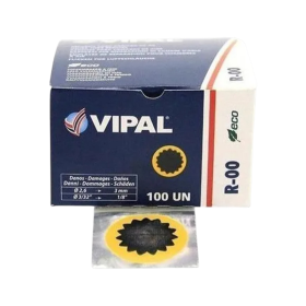 Remendo Reparo Redondo Pneu 30mm c/100un Vipal R-00 345100