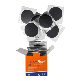 Remendo Reparo Redondo Pneu 60mm c/40un Vulcaflex V-3 1303