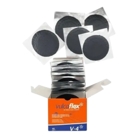 Remendo Reparo Redondo Pneu 80mm c/20un Vulcaflex V-4 1304