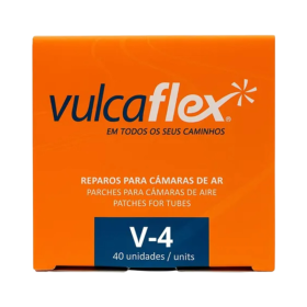 Remendo Reparo Redondo Pneu 80mm c/40un Vulcaflex V-4 1304