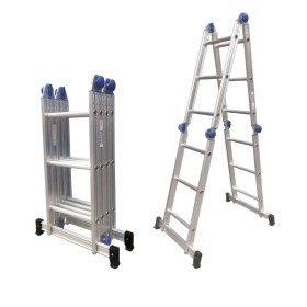 Escada Alumínio Articulada Multif 3x4 12 Degraus REAL ART003