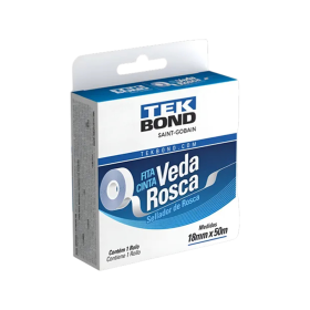 Fita Veda Rosca 18mm x 50m Tekbond