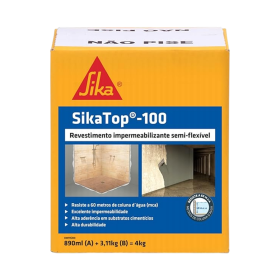 Sikatop Resvimento Impermeabilizante Cinza 4KG Sika
