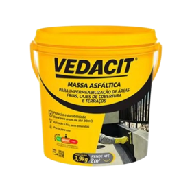 Massa Asfáltica Impermeabilizante Vedapren 3,9kg Vedacit