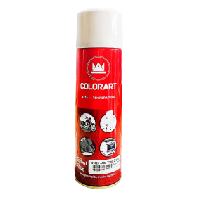 Tinta Spray Alta Temperatura Branco 300ml Colorart