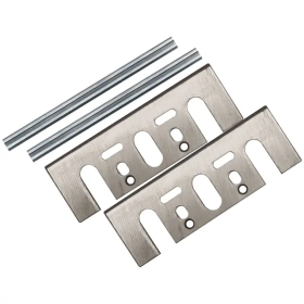 Faca Plaina 82 MM Fina 4PC TC C/ Placa Suporte Makita