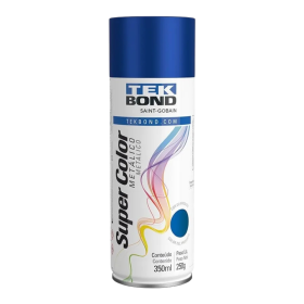 Tinta Spray Uso Geral Metálico Azul 350ml Tekbond
