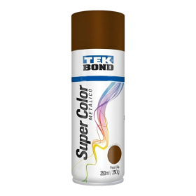 Tinta Spray Uso Geral Metálico Bronze 350ml Tekbond
