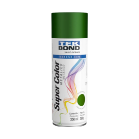 Tinta Spray Uso Geral Metálico Verde 350ml Tekbond