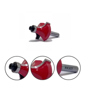 Fresa Haste 1/4" Quebra Canto 7/8" C/Rolamento Rocast