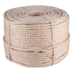 Corda Sisal 12mm 1/2 Fibra Natural Torcida Uso Geral 220mt