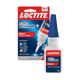 Cola Instantânea Mega Super Bonder 20g Loctite Henkel