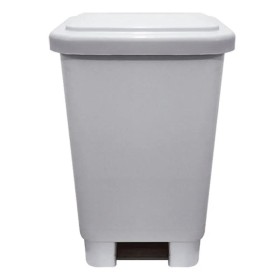 Lixeira Plastica Reforçada 100 litros S/Rodas Branca Vienna