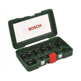 Jogo Fresas Haste 1/4" 12 peças - Bosch 2607019465