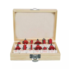 Jogo Fresas Tupia Haste 1/4" 12 Peças Rocast 910001