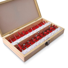 Jogo Fresas Haste 1/4" 20 Peças Rocast 91,0017