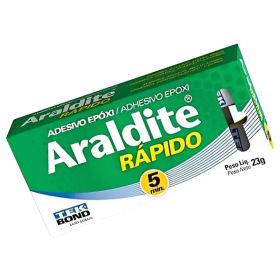 Cola Adesivo Epóxi Araldite Rápido (5 min) 23g Tekbond