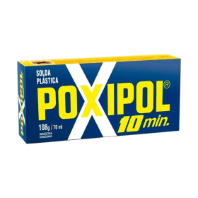 Cola Epóxi Solda Plástica Poxipol Metálico 108g Tbr